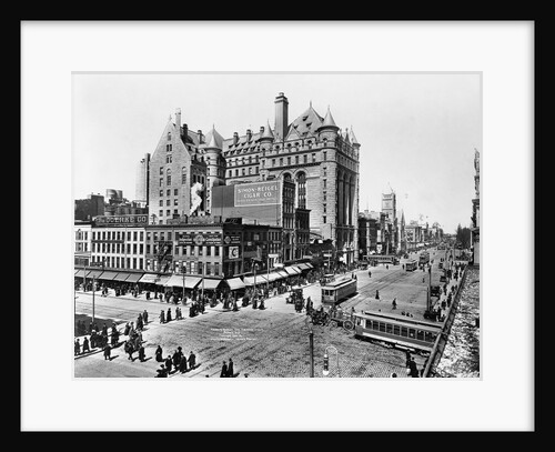 Broad and Market Sts., N.W. corner, Newark, New Jersey. (Bird's-eye view) by Irving Underhill