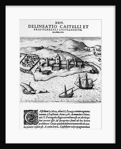 Delineatio Castelli... by Theodor de Bry