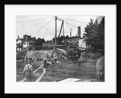 Workers Constructing the Library of Congress by Anonymous