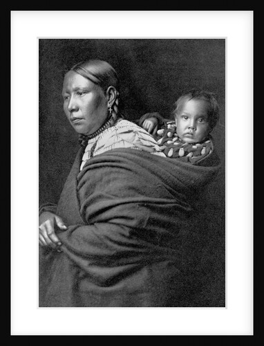 Mother and Child by Edward S. Curtis