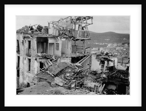War Damage in Spain by Anonymous
