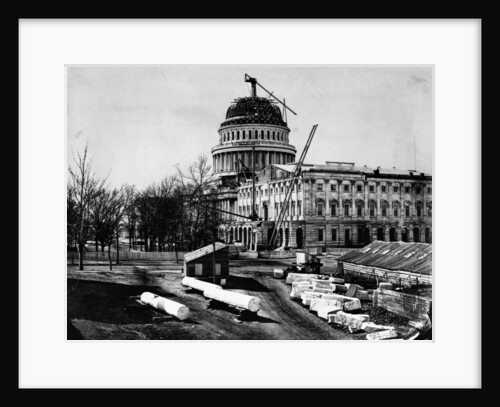 U. S. Capitol Under Construction by Anonymous