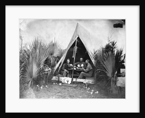 3rd New Hampshire Infantry Eating by Anonymous