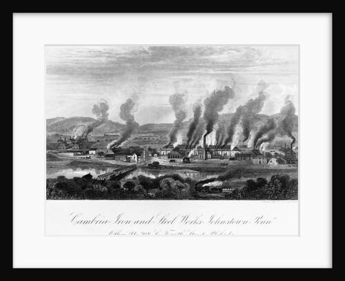 Cambria Iron and Steel Works by Anonymous