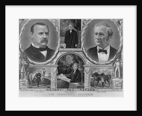 Democratic Presidential and Vice Presidential Nominees of 1884 by Anonymous