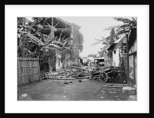 Ruined Village During Philippine Insurrection by Anonymous