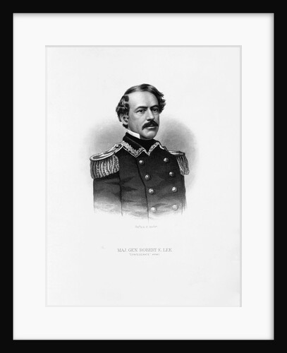 Maj. Gen. Robert E. Lee Engraving by Anonymous