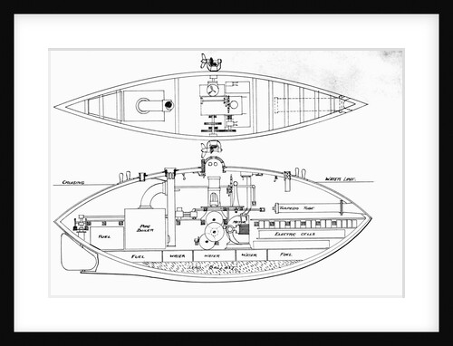 Design for the Baker Submarine by Anonymous