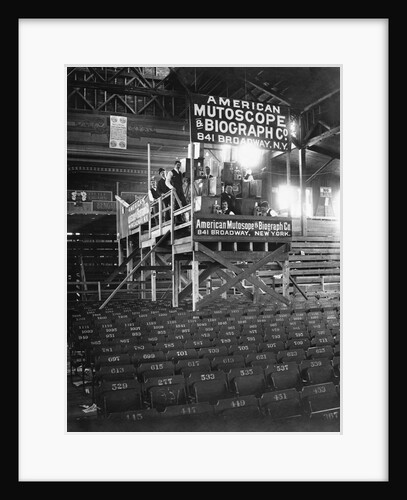 Film Crew in Coney Island Clubhouse by Anonymous