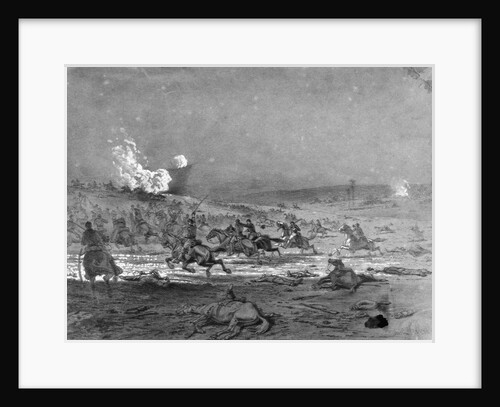 Cavalry Charge by Edwin Forbes