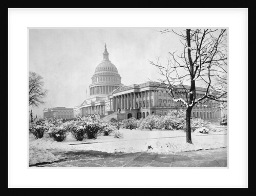 U. S. Capitol in Winter by Anonymous