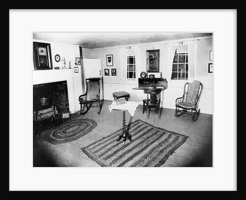 Parlor of the Edgar Allen Poe cottage, N.Y.C. Photo. J 232393, Dec. 17, 1918. by Anonymous