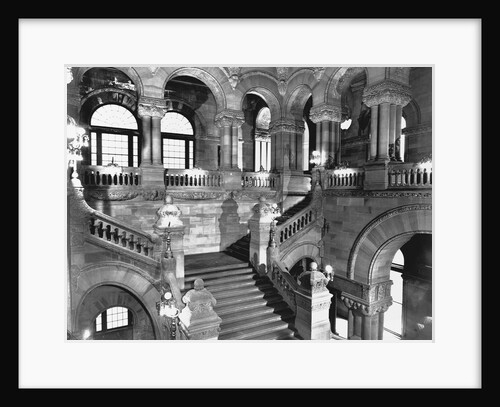 Staircase in the New York State Capitol by Anonymous