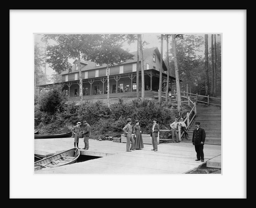 Boaters at Lake Lodge by Anonymous
