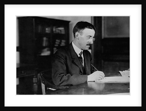 Secretary of State Henry L. Stimson Seated by Anonymous