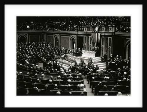 President Wilson Speaking to Congress by Anonymous