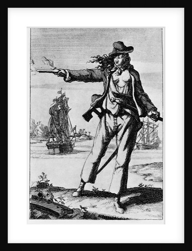 Illustration of Ann Bonney the Pirate by Anonymous