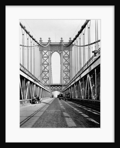 Manhattan Bridge Tower and Roadway by Anonymous
