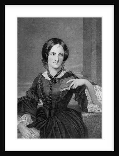 Engraving of Charlotte Bronte by Anonymous