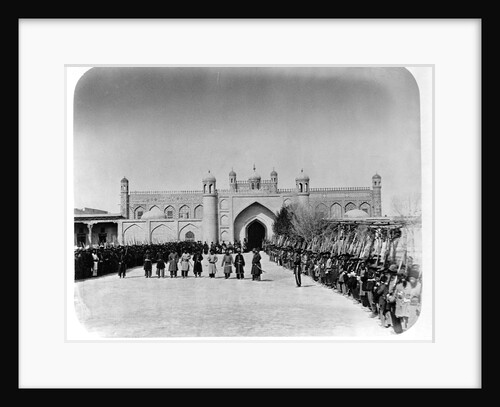 Military Ceremony in Front of Khudayar Khan Palace by Anonymous