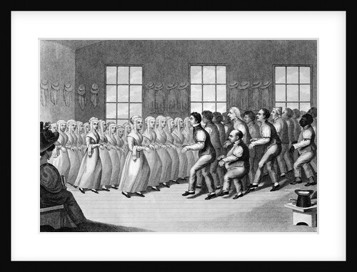 Engraving Shakers Near Lebanon, New York by Anonymous