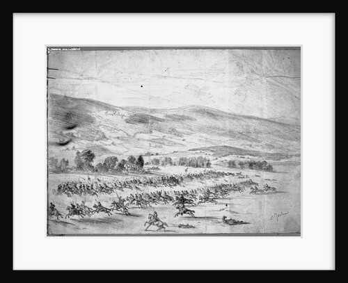 Charge of Union Cavalry by Edwin Forbes