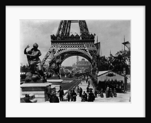 Crowds at The Eiffel Tower by Anonymous