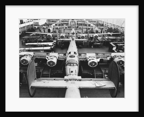 B-24s at an Aircraft Plant by Anonymous