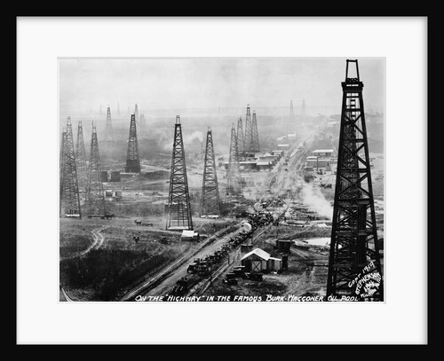 Highway in Burk-Waggoner Oil Pool by Anonymous