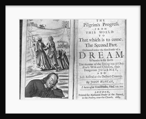 Frontispiece and Title Page from John Bunyan's The Pilgrim's Progress by Anonymous