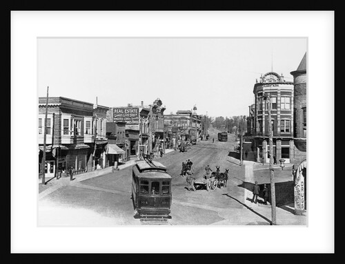 Streetcar in a Las Vegas Intersection by Anonymous