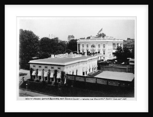 Tennis Court at the White House by Anonymous
