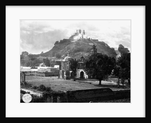 Church on Pyramid Over Cholula by Anonymous