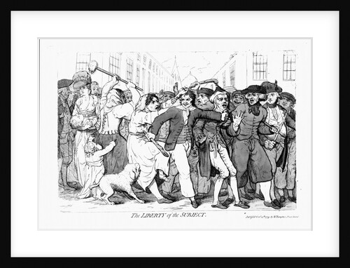 The Liberty of the Subject by James Gilliray