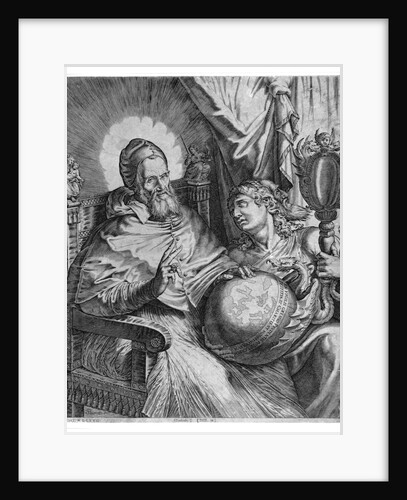 Engraving of Pope Gregory XIII by Anonymous