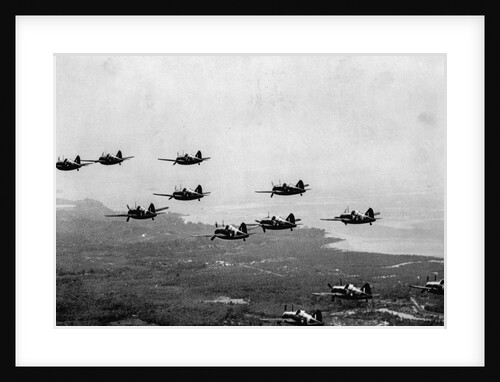 RAF Brewster Buffalo Fighters over Malaya by Anonymous