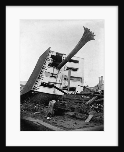 House Impaled by a Tree by Anonymous