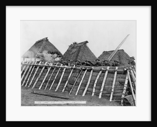 American Soldiers Firing Rifles During Philippine Insurrection by Anonymous