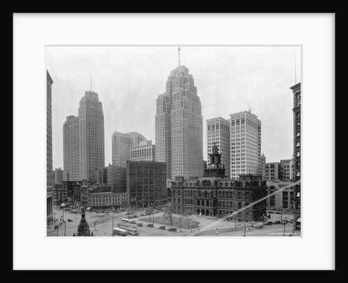 Buildings in Downtown Detroit by Anonymous