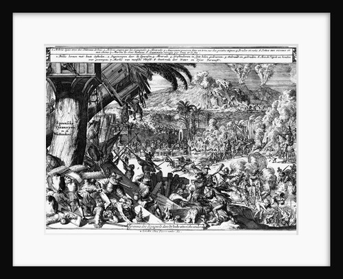 Spanish Tyranny in the West Indies by Pierre van der Aa