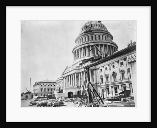 U. S. Capitol Under Construction by Anonymous