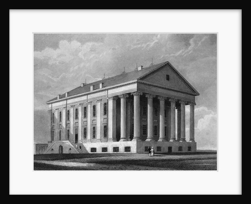 Engraving "Capitol, Richmond, Virginia" by Anonymous