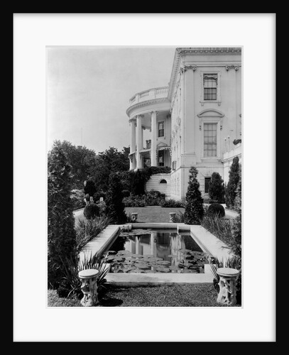 Garden Pool by the White House by Anonymous