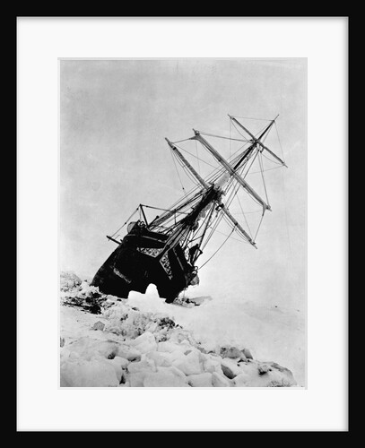 Ernest Shackleton's Expedition Ship Endurance Trapped in Ice by Anonymous
