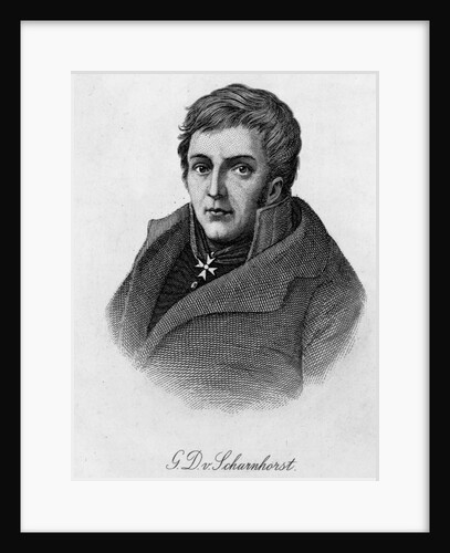 G.D.v. Scharnhorst Engraving by Anonymous