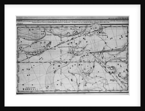 Chart Showing Path of Halley's Comet by Anonymous