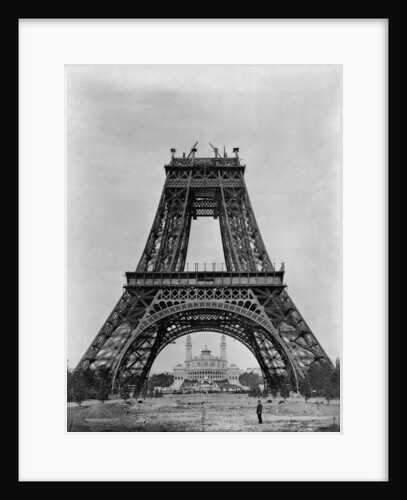 Eiffel Tower Under Construction by Anonymous