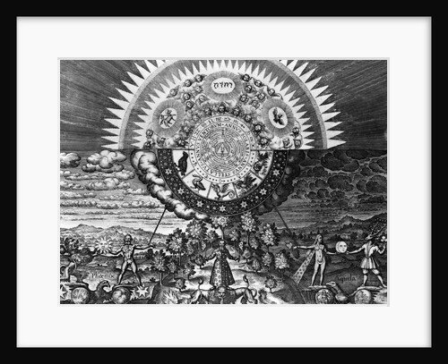 Engraving Astrological Chart by Anonymous