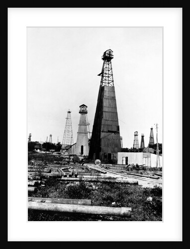 American Oil Wells in Romania by Anonymous