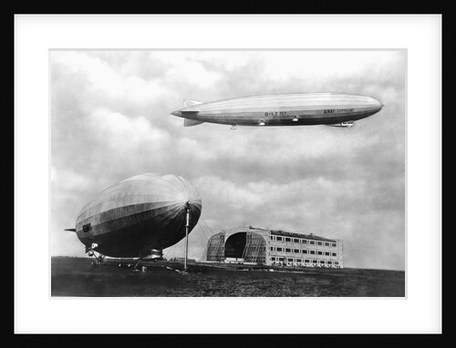 Airships at Lakehurst, New Jersey by Anonymous